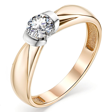 Кольцо, золото, бриллиант, 3138-110